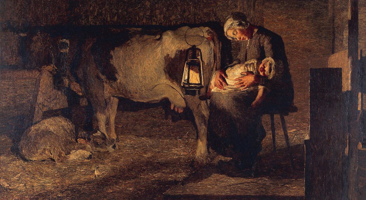 Dvě matky od Giovanni Segantini