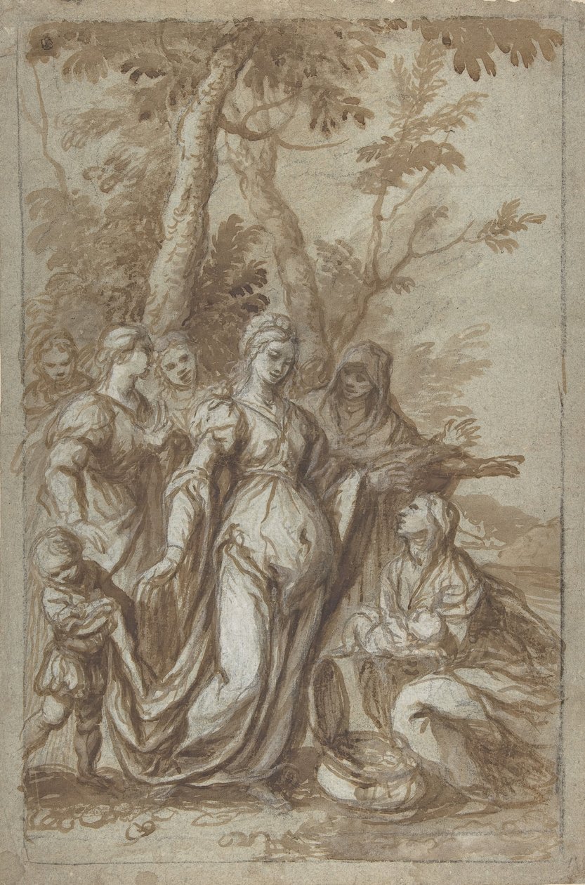 Nalezení Mojžíše, ca. 1671. od Giovanni Stefano Danedi