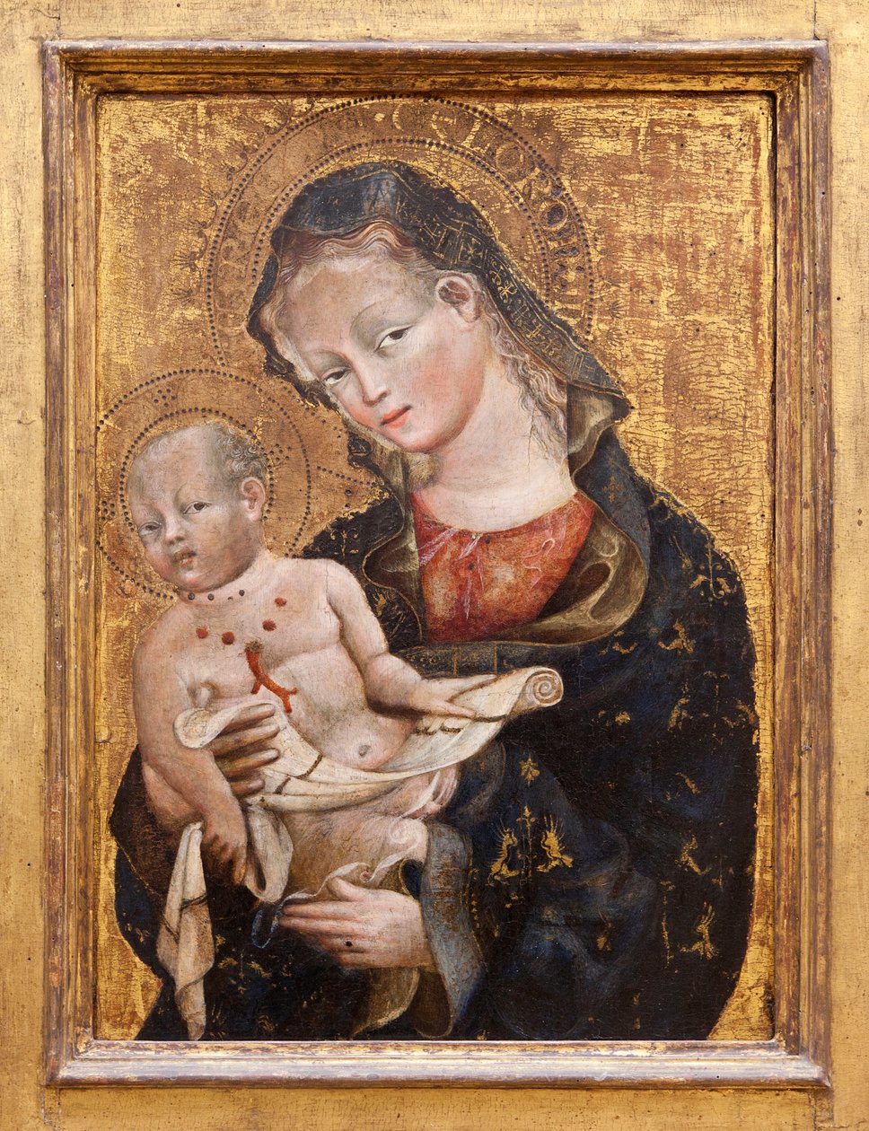Panna a dítě, kolem 1420 (malba) od Giovanni da Modena
