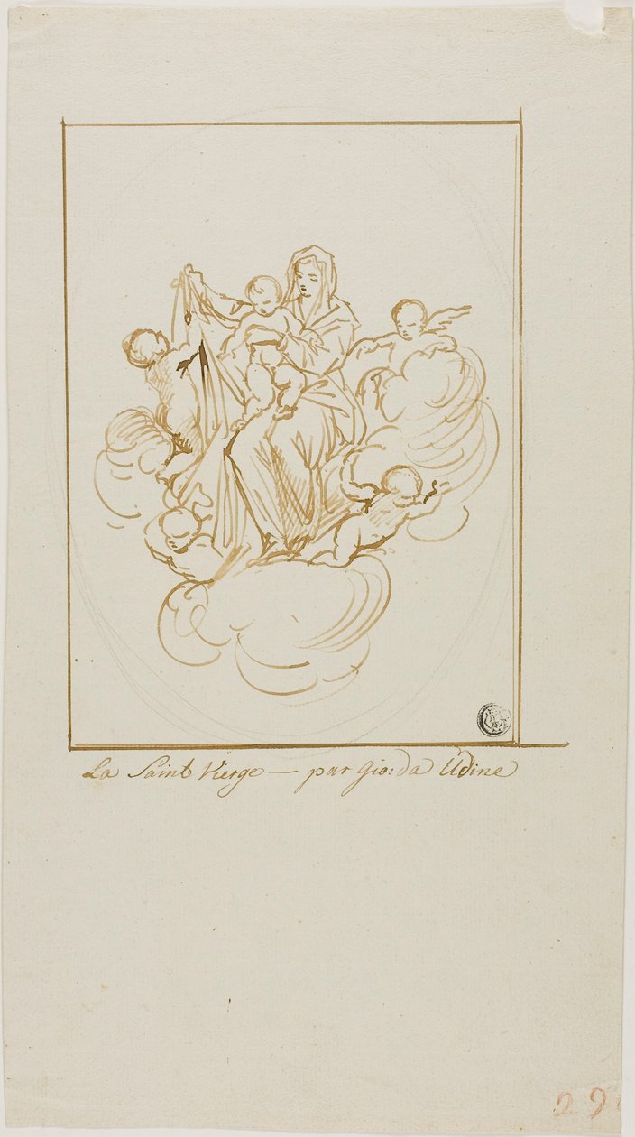 Svatá Panno od Giovanni da Udine