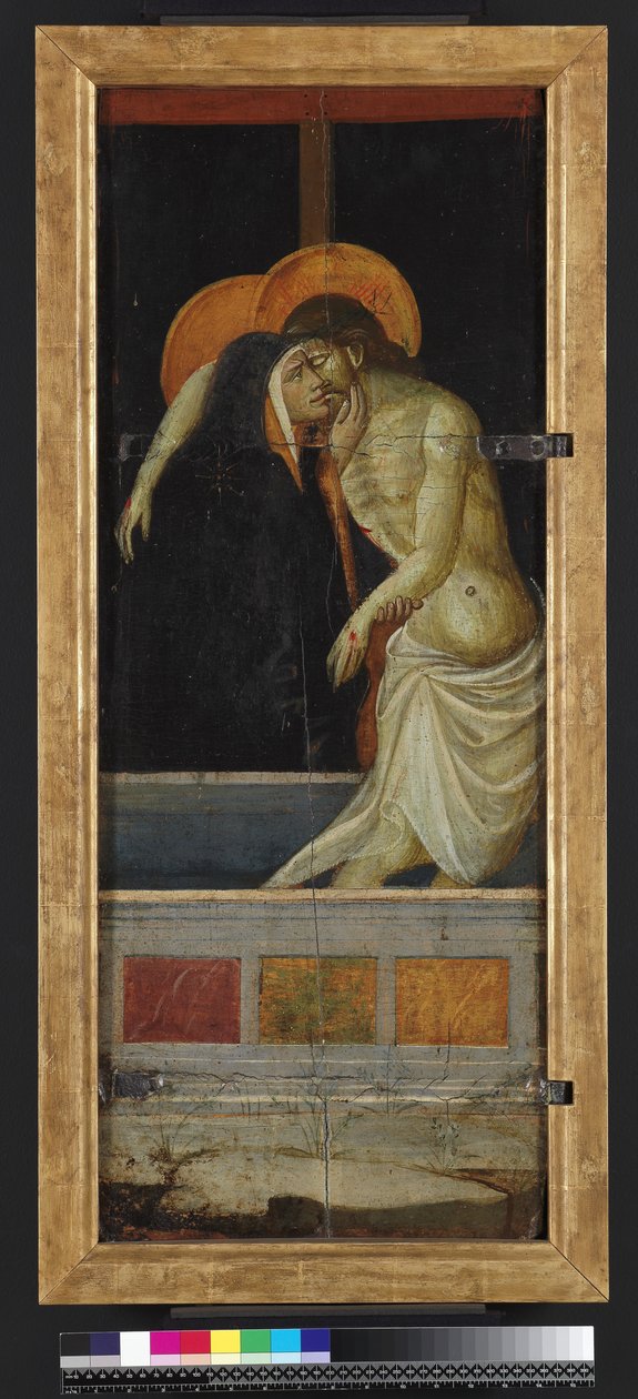 Pieta, reverzní (tempera a zlato na panelu) od Giovanni dal Ponte