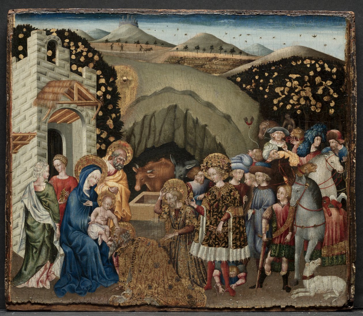 Klanění tří králů od Giovanni di Paolo