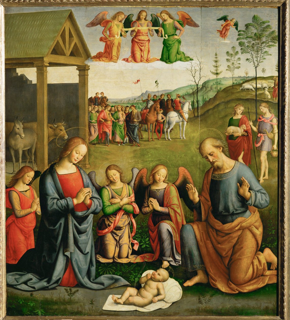 Betlém ... od Giovanni di Pietro (c.1450 1529) (studio of)