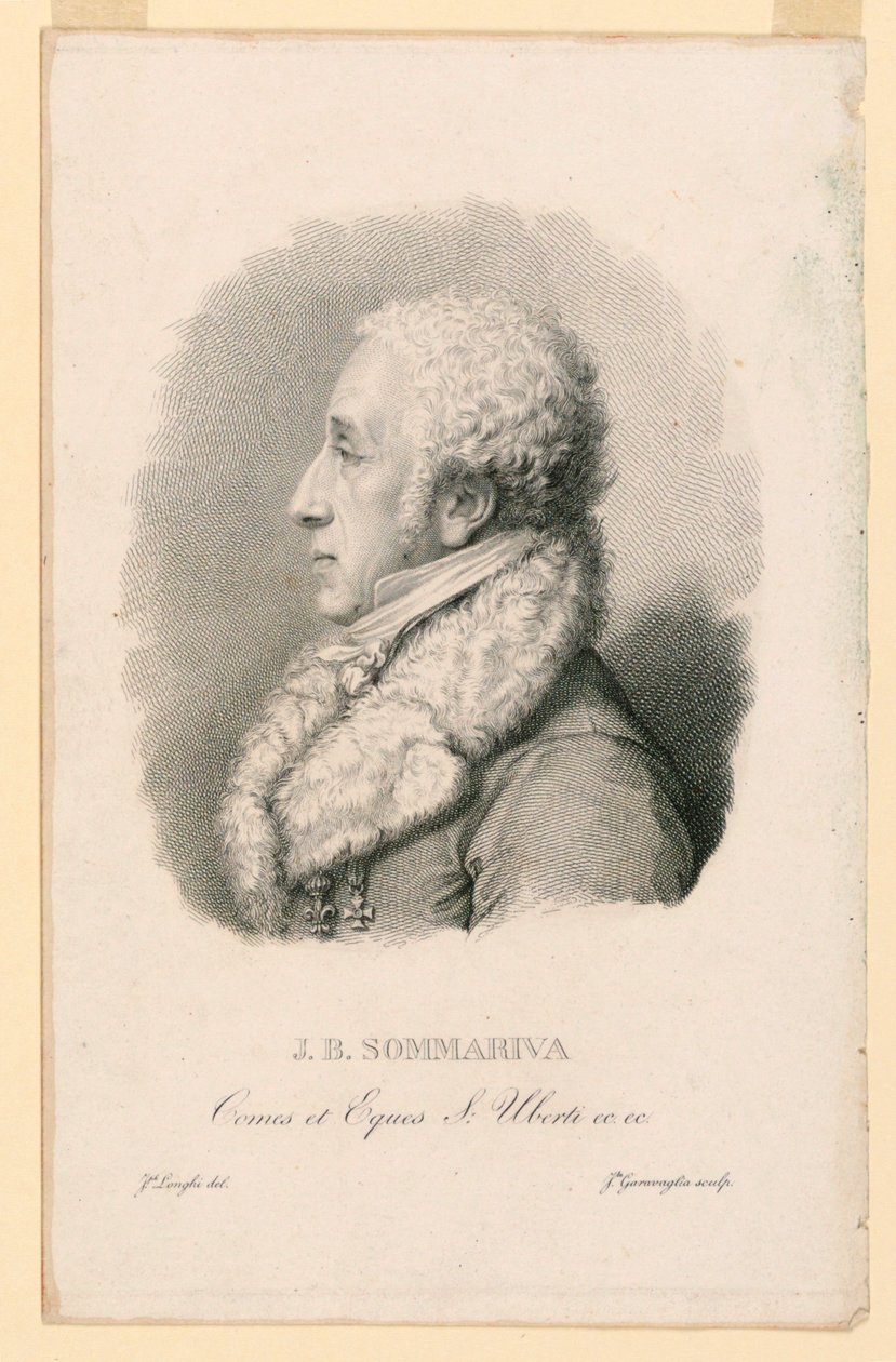 Portrét J. B. Sommarivy (1760-1826) od Giovita Garavaglia