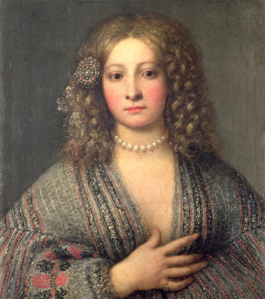 Kurtizána od Girolamo Forabosco