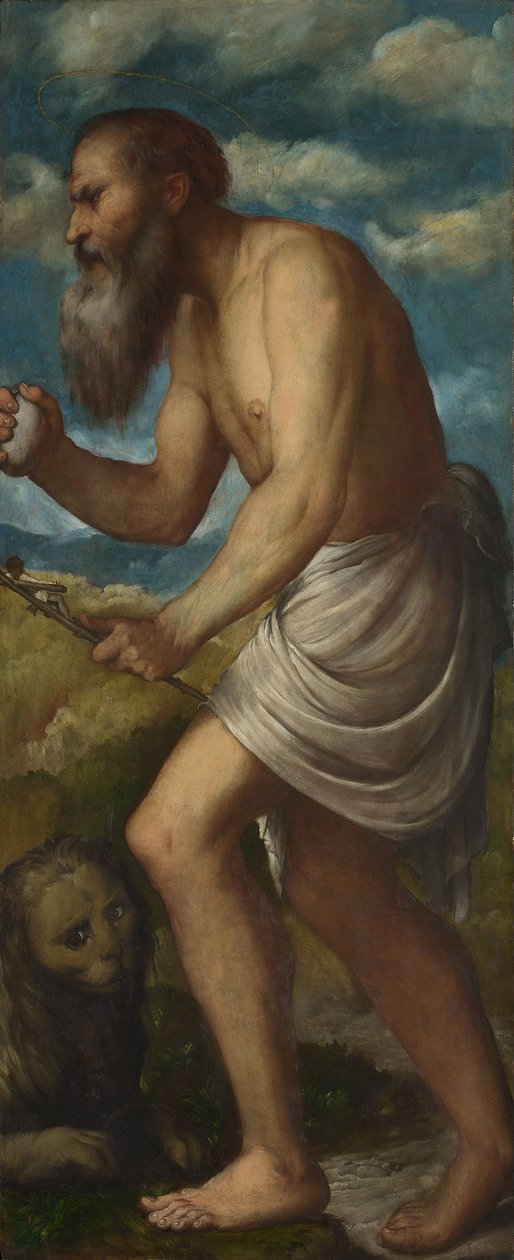 Svatý Jeroným od Girolamo Romanino