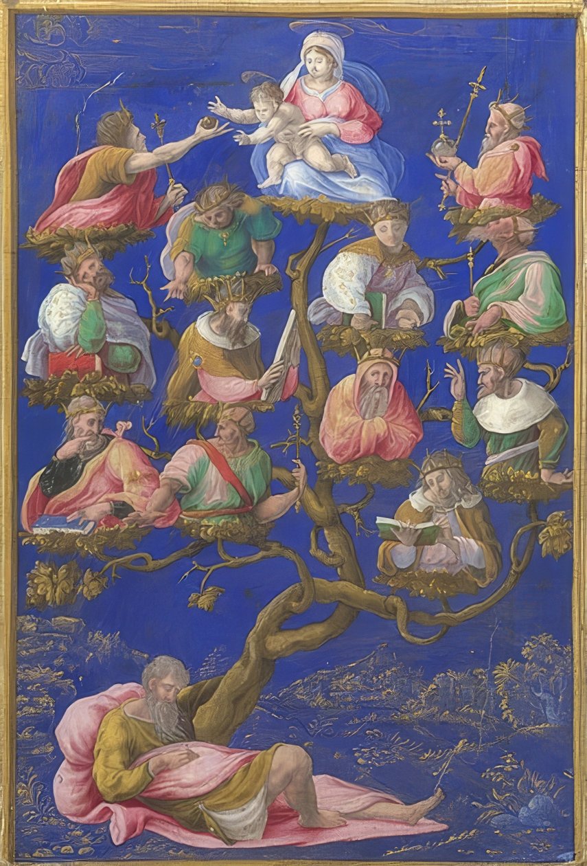 Strom Jesse. Kolem roku 1535 od Girolamo Genga
