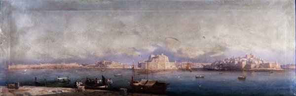 Grand Harbour, Valletta od Girolamo Gianni