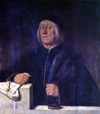Portrét Theophila Folenga (panel) od Girolamo Romanino