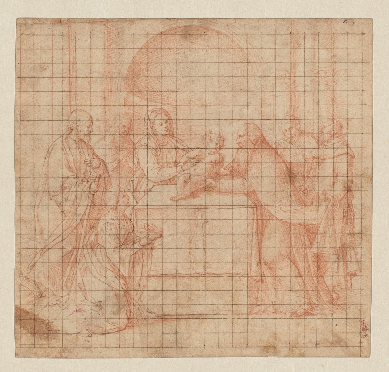 Prezentace v chrámu od Girolamo da Santacroce