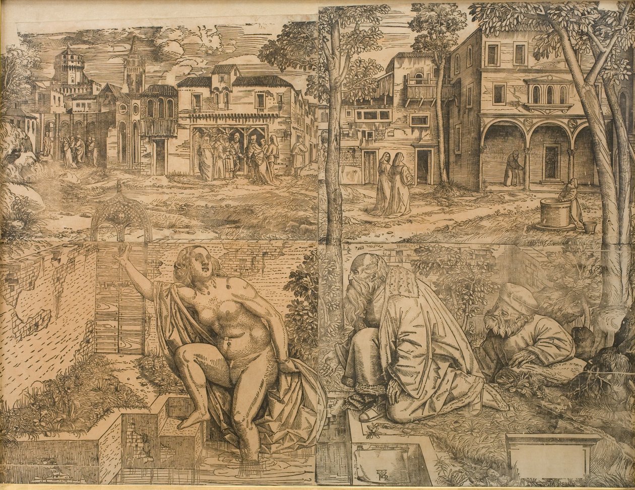 Susanne v koupelně od Girolamo da Treviso d.Y.