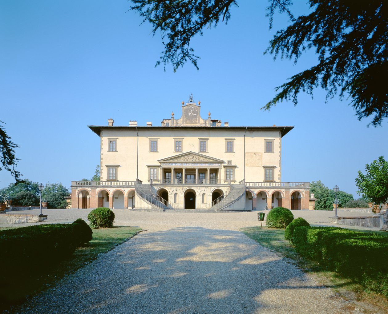 Medicejská vila v Poggio a Caiano, 1480 od Giuliano Giamberti da Sangallo