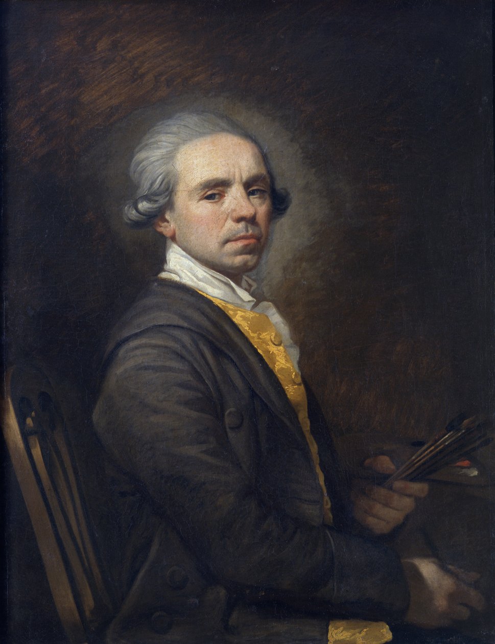 Autoportrét, cca 1780 (olej na plátně) od Giuliano Traballesi