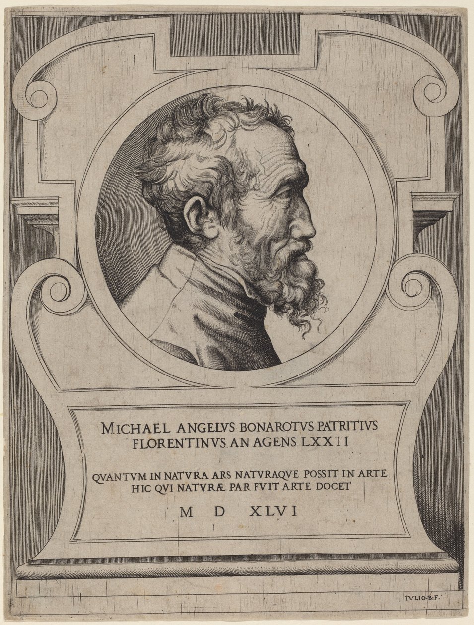 Michelangelo od Giulio Bonasone