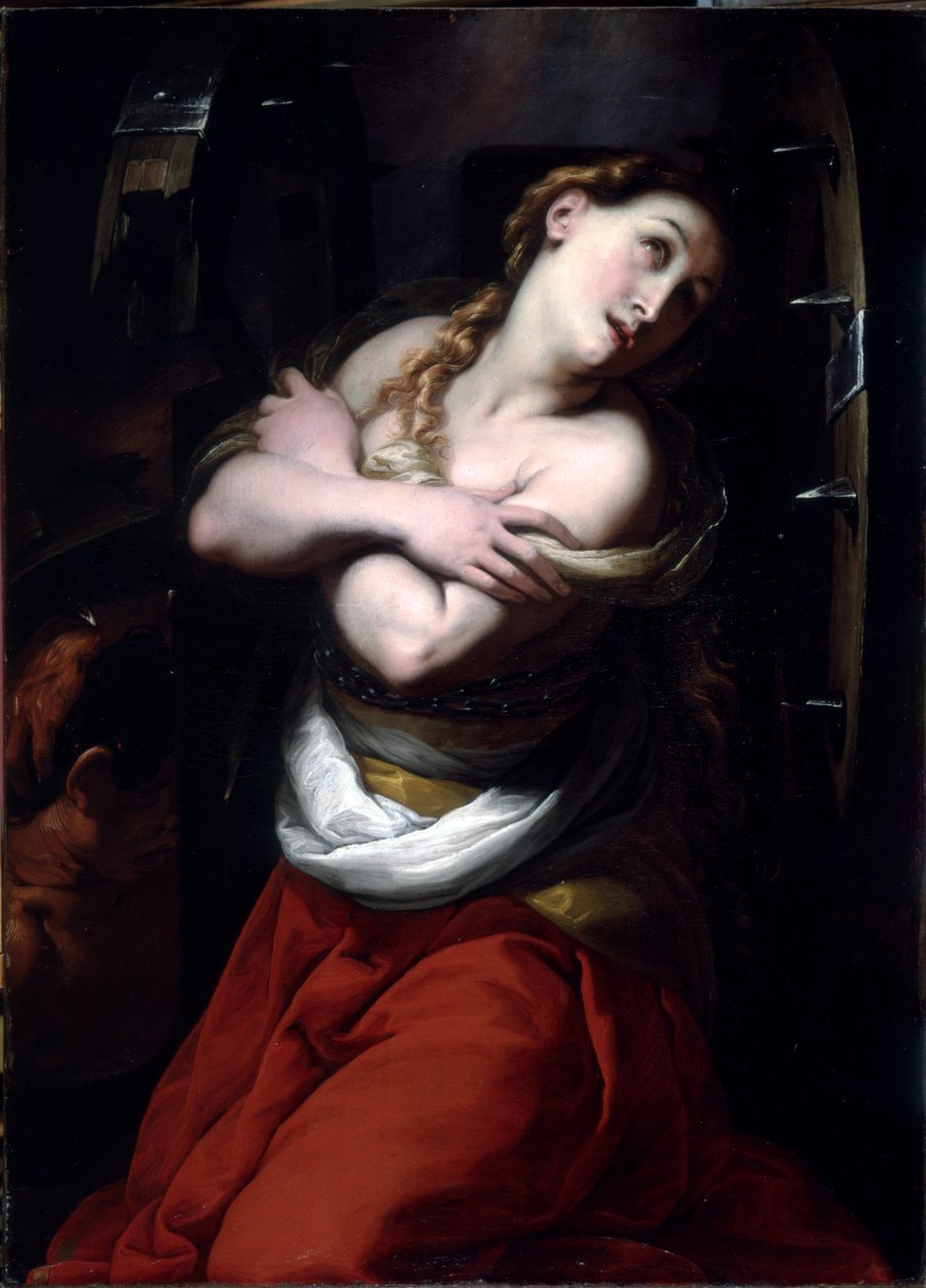 Svatá Kateřina (olej na plátně) od Giulio Cesare Procaccini