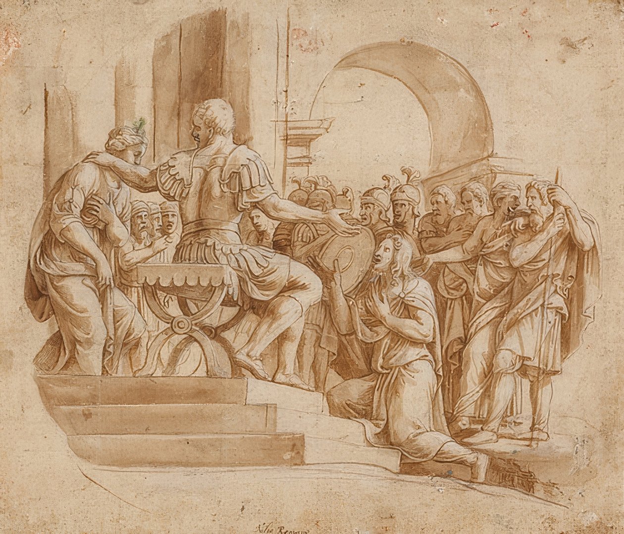 Abstinence Scipia. Kolem roku 1530/32 od Giulio Romano