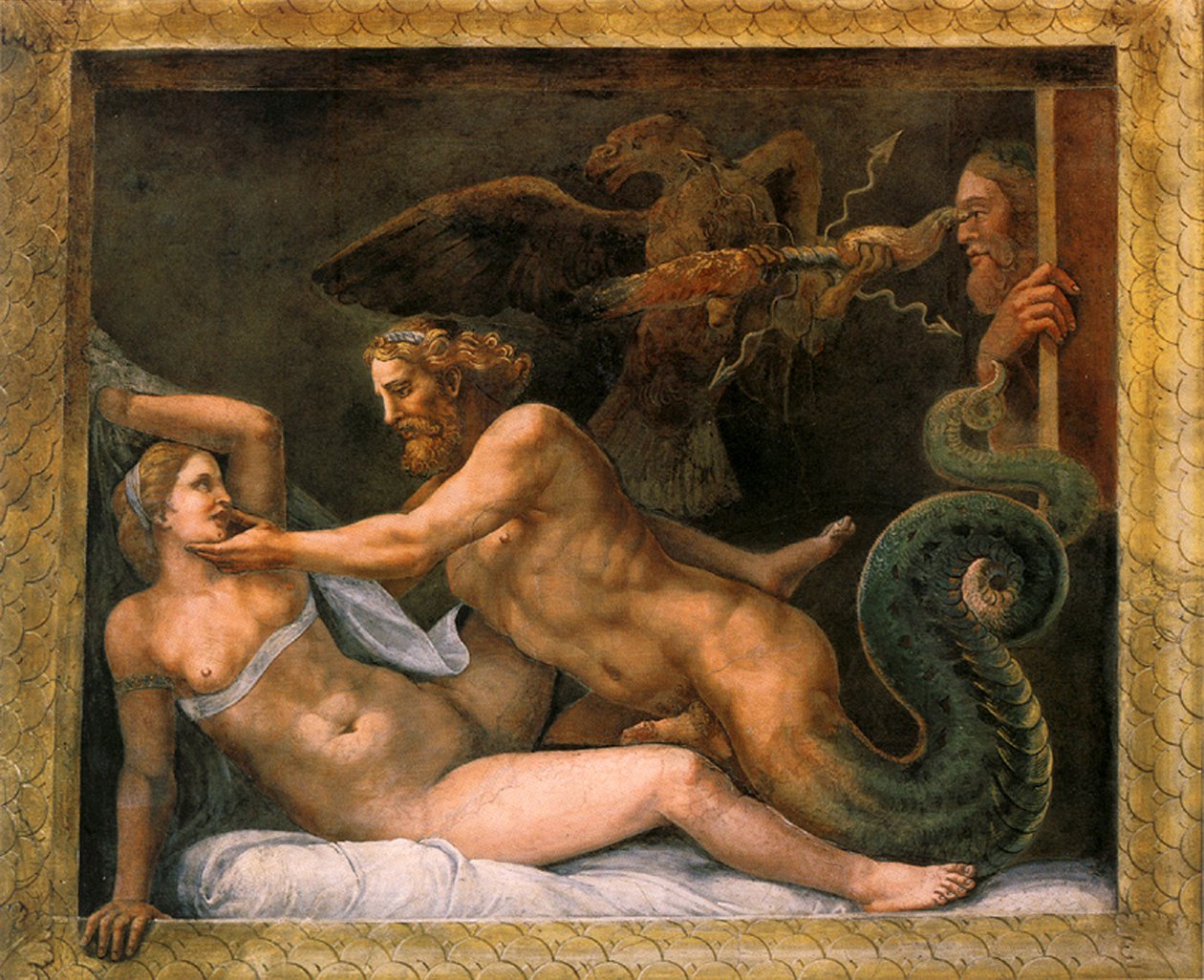 Jupiter a Olympie, 1526-1534 od Giulio Romano