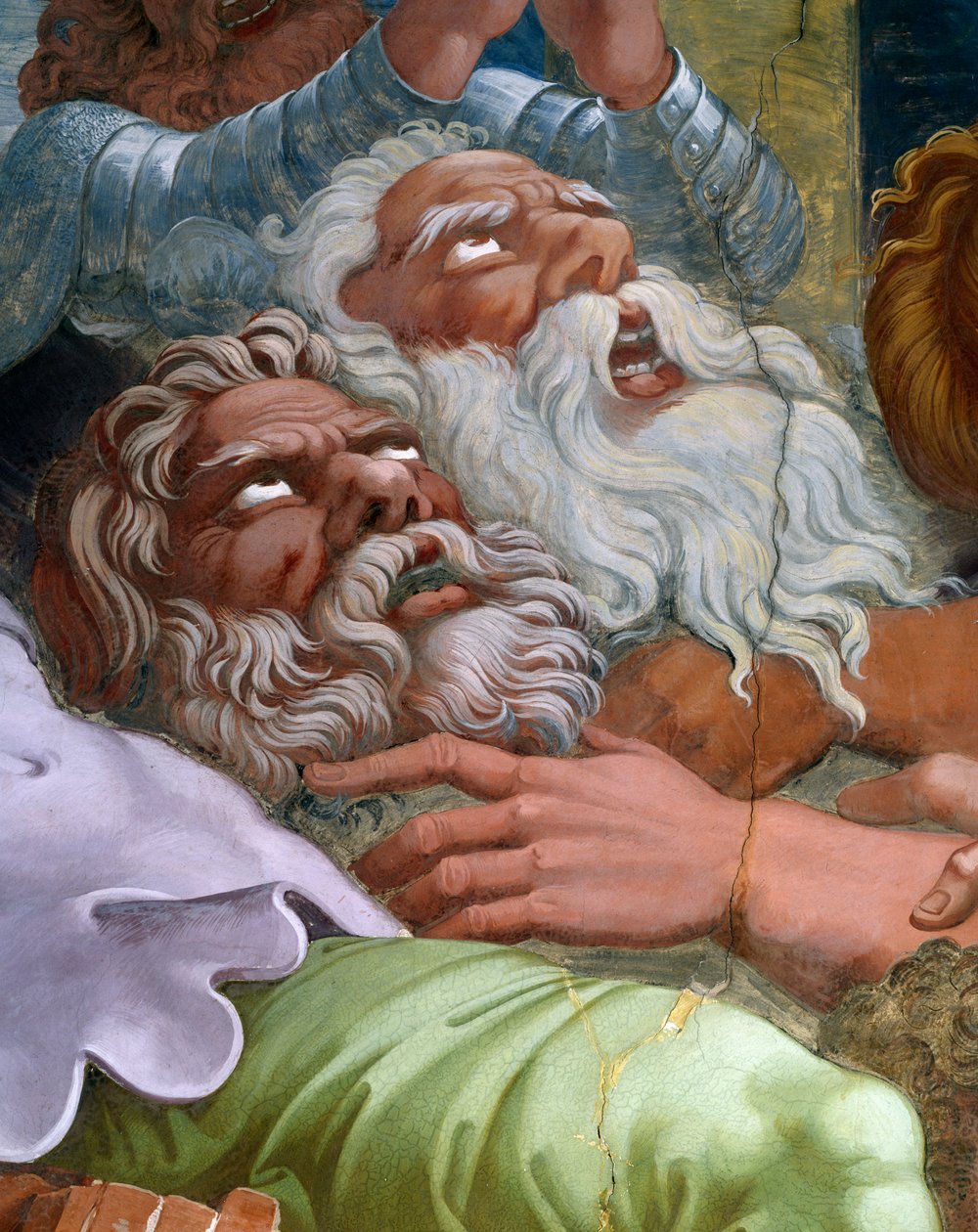 Rebelští obři potrestaní Jupiterem od Giulio Romano