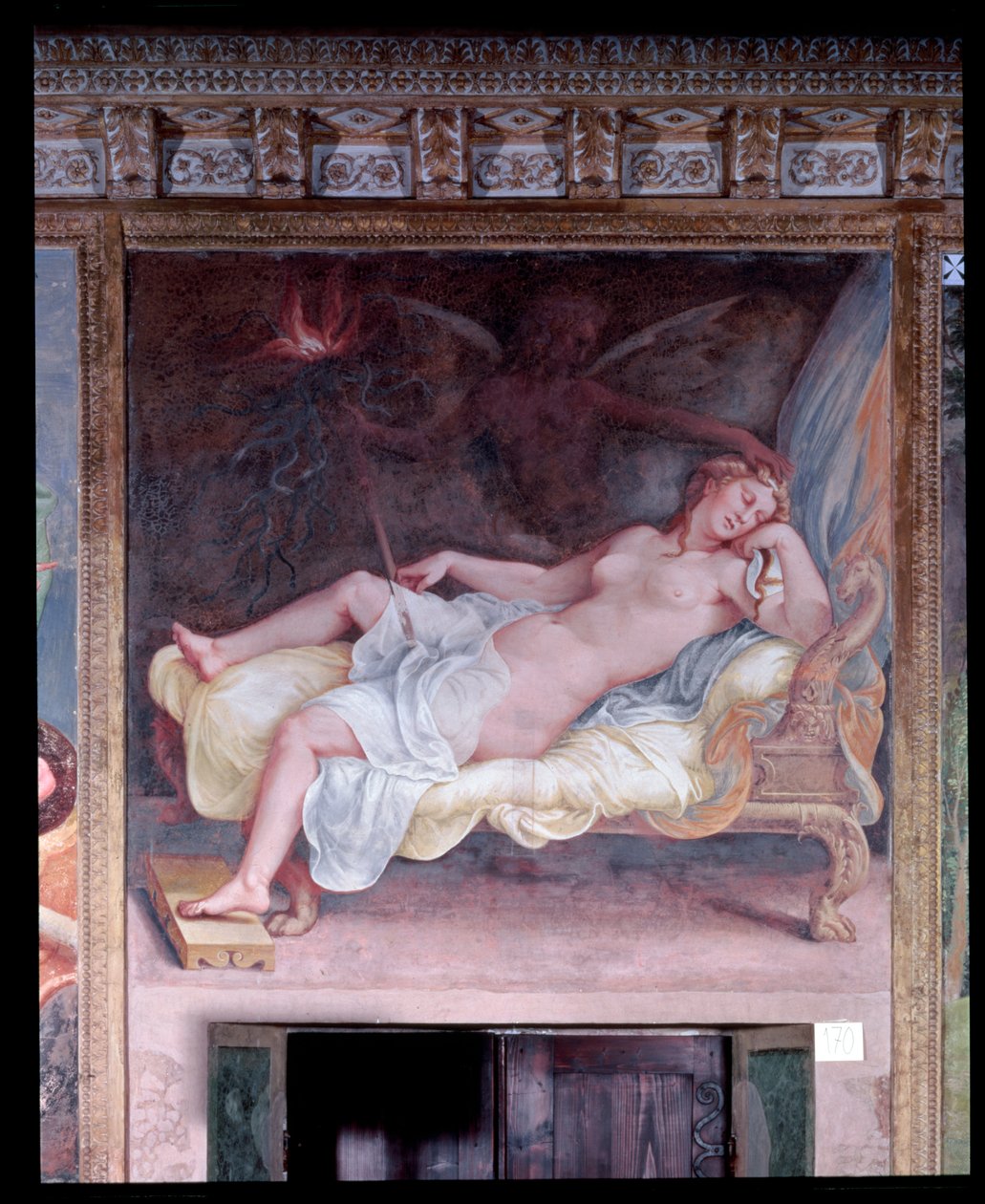 Sen o Hecubě od Giulio Romano