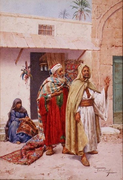 Prodejce koberců od Giulio Rosati