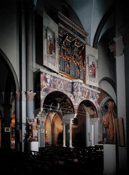Varhany, malované 1546 od Giulio Taraschi