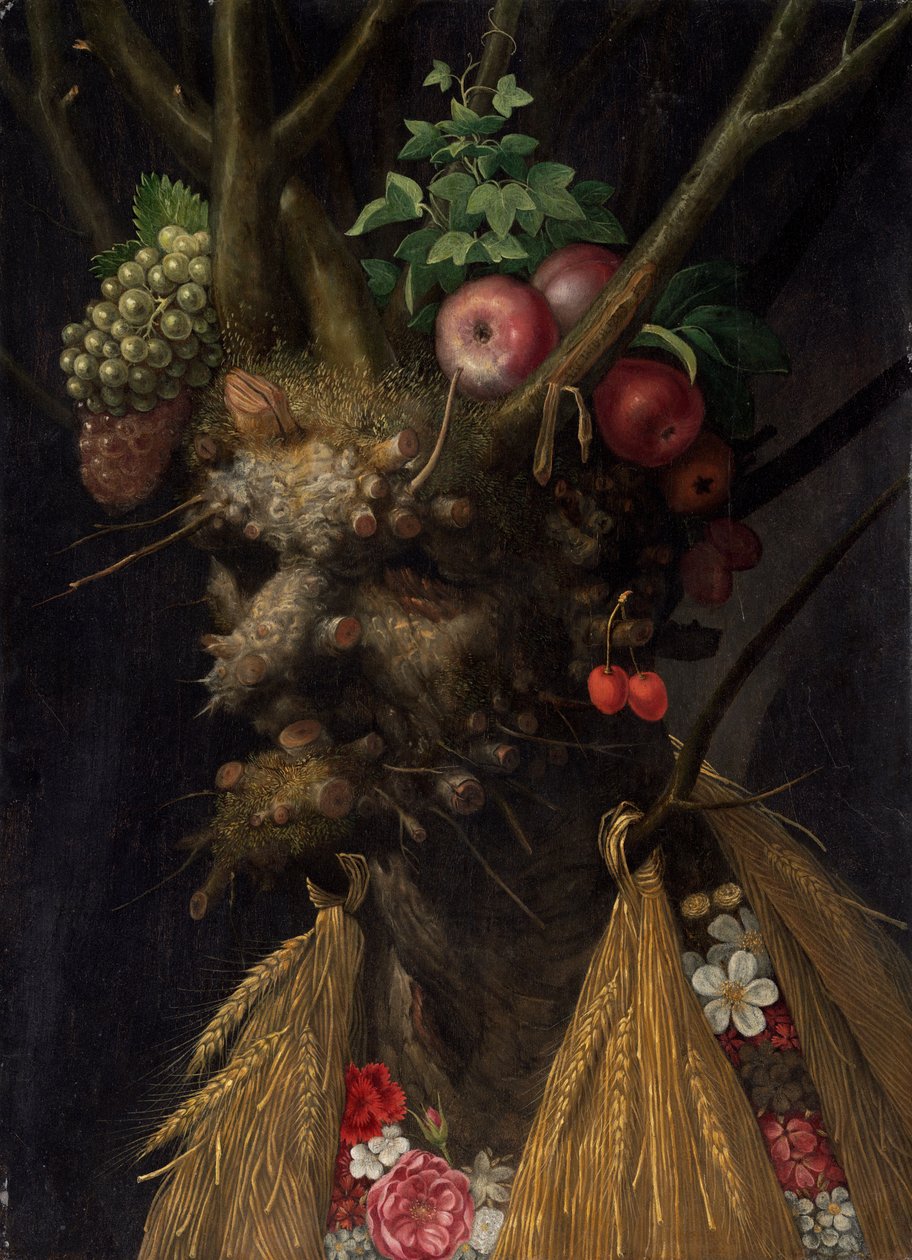 Čtyři roční období v jedné hlavě od Giuseppe Arcimboldo