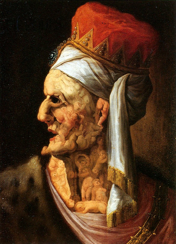 Vedoucí Herodes od Giuseppe Arcimboldo