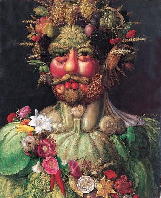 Rudolf II jako Vertumnus od Giuseppe Arcimboldo