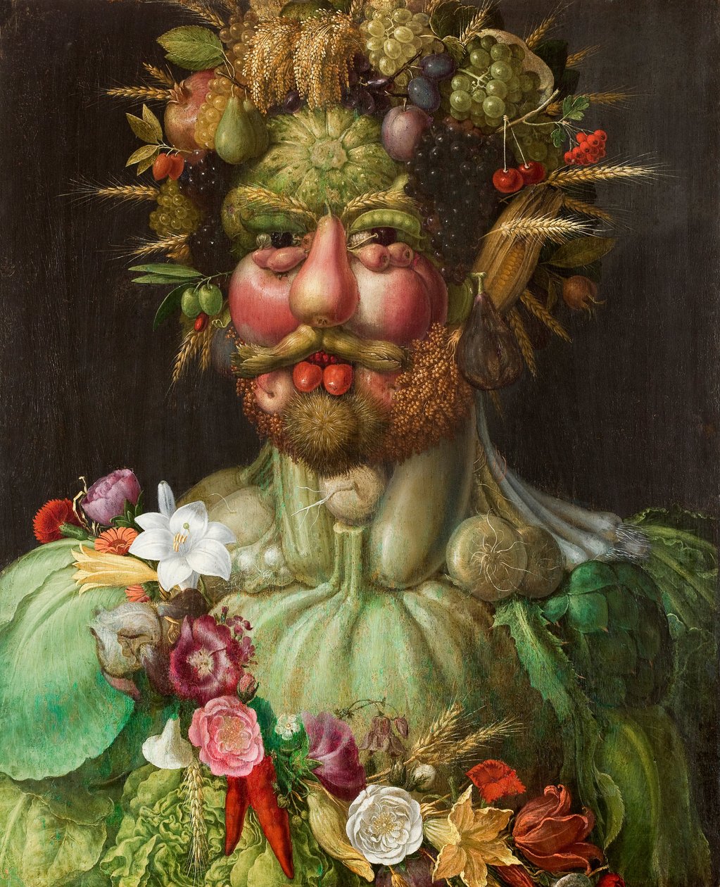 Rudolf II. Habsburský jako Vertumnus od Giuseppe Arcimboldo