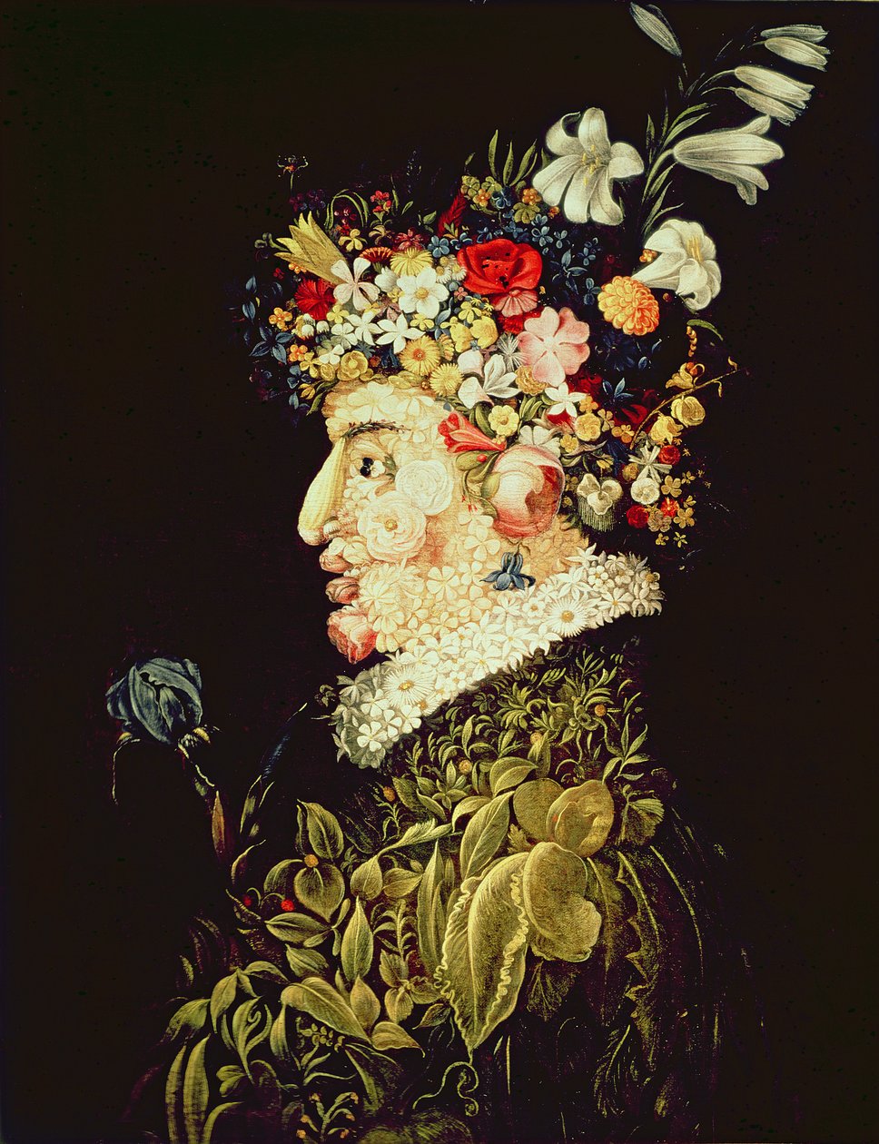 jaro (olej) od Giuseppe Arcimboldo