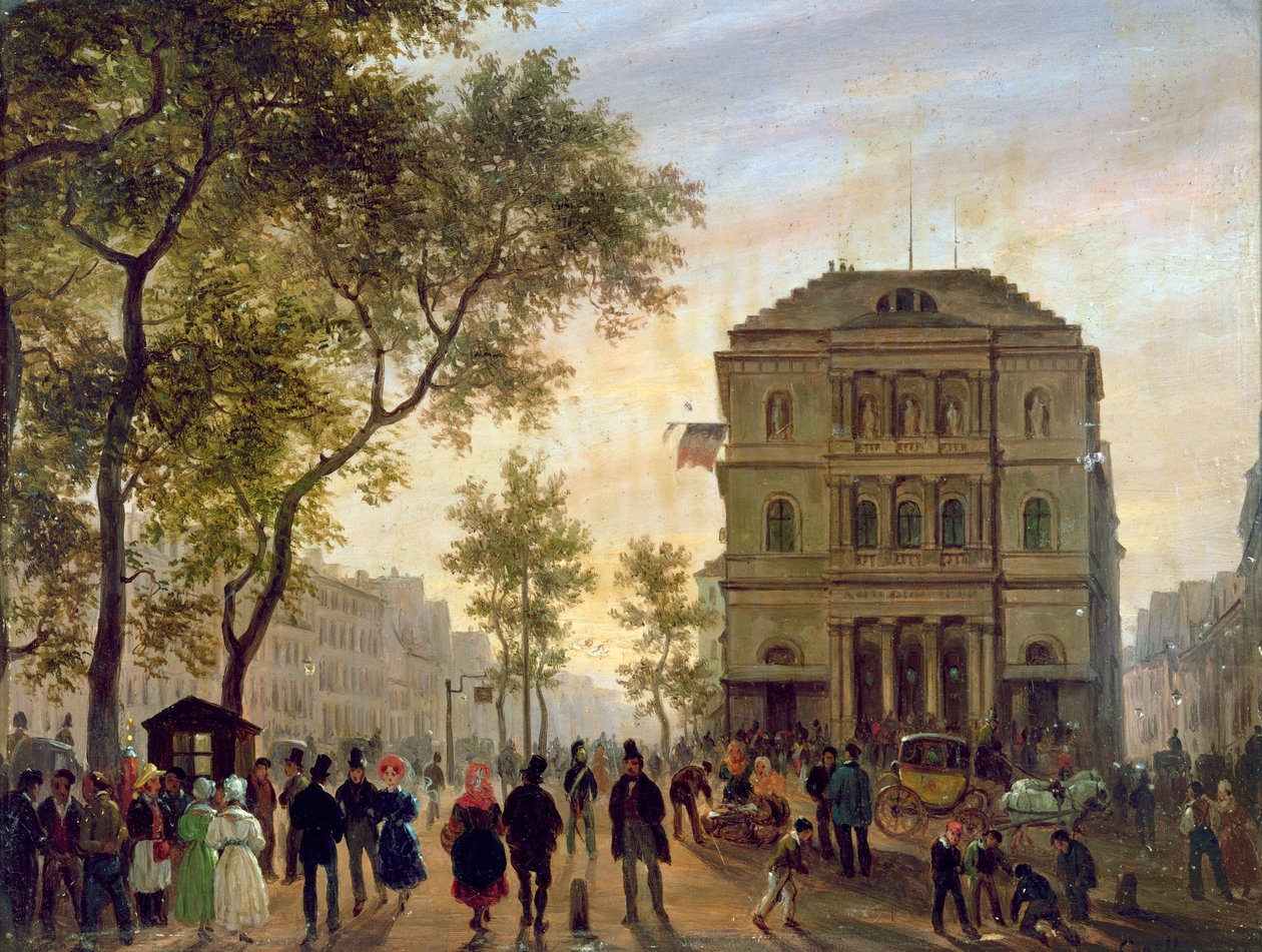 Boulevard Saint-Martin a divadlo de l