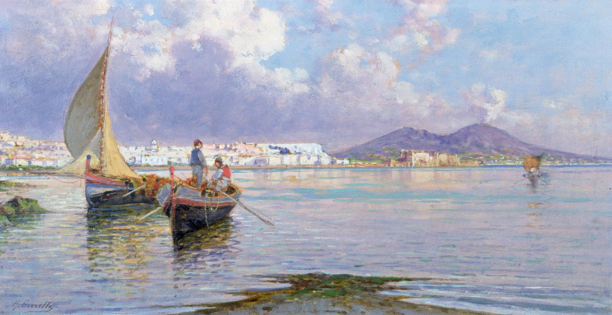 Neapol z Mergelliny od Giuseppe Carelli