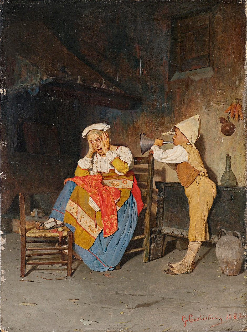 Malý hudebník od Giuseppe Costantini