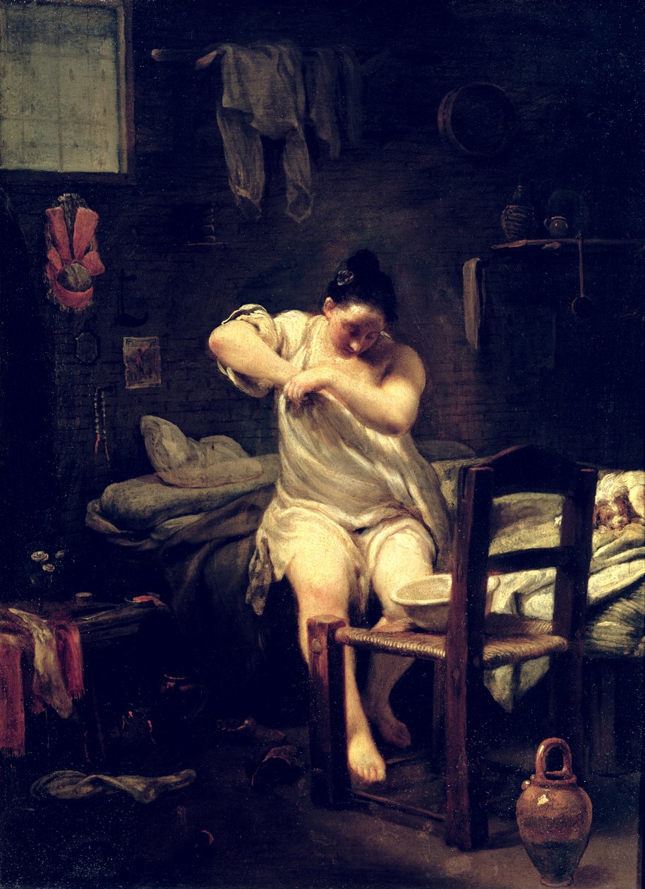 Blecha, 1710-30 (olej na mědi) od Giuseppe Maria Crespi