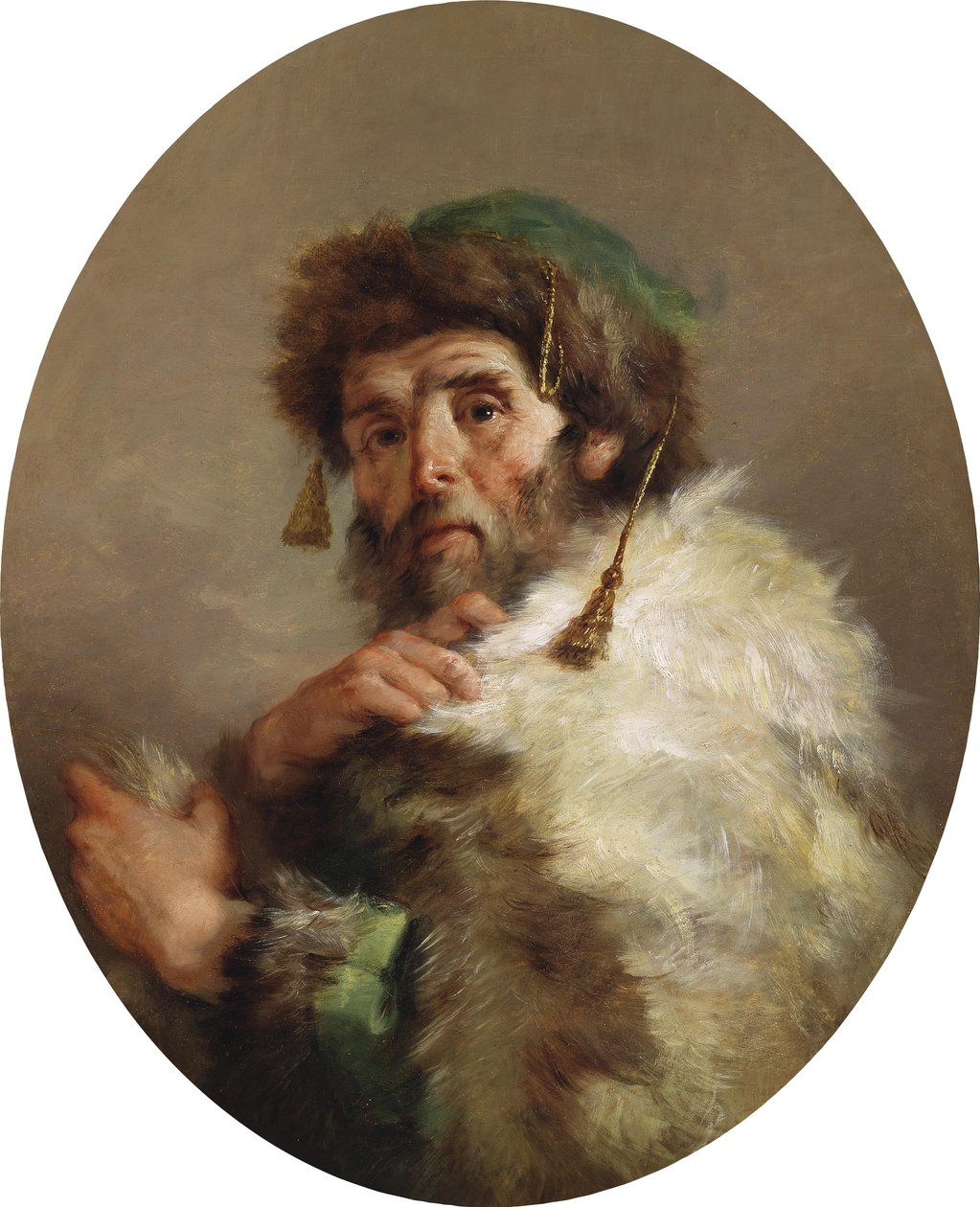 Alegorie zimy od Giuseppe Nogari