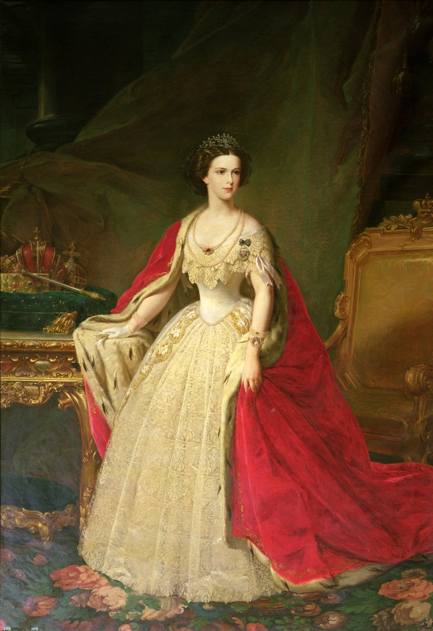 císařovna Alžběta (1837-98) Bavorská od Giuseppe Sogni