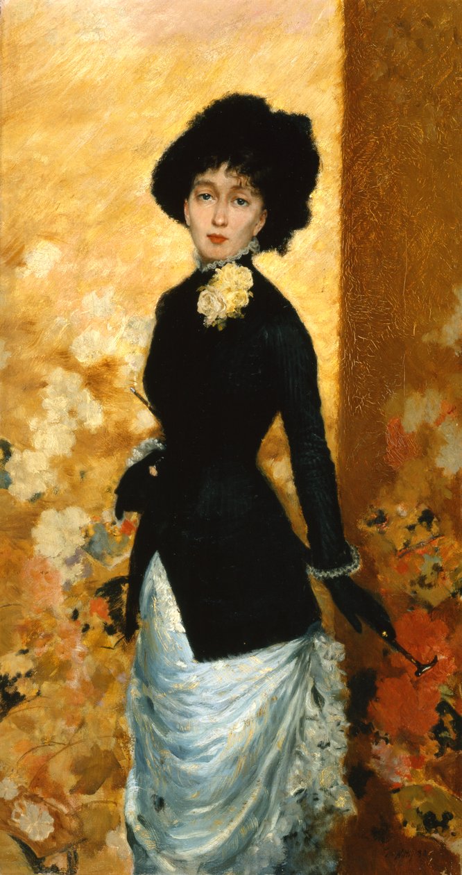 Portrét ženy, 1880 od Giuseppe de Nittis