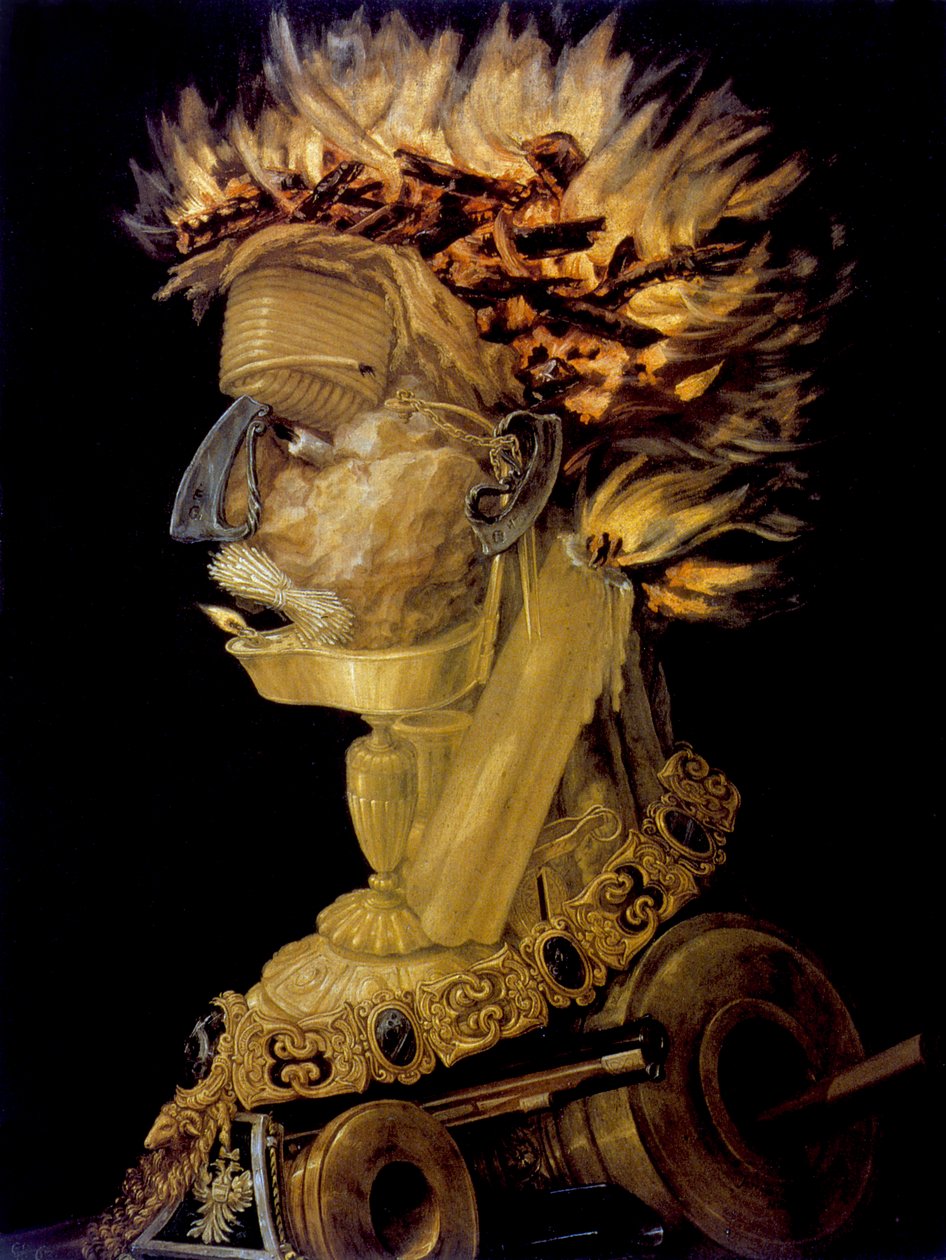 Požár, 1566 od Giuseppe Arcimboldi