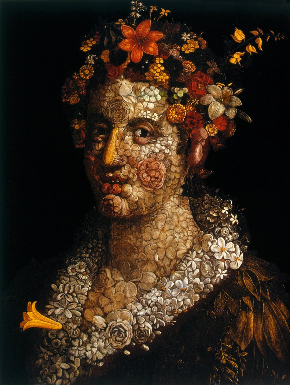 Flora, c1591 od Giuseppe Arcimboldi