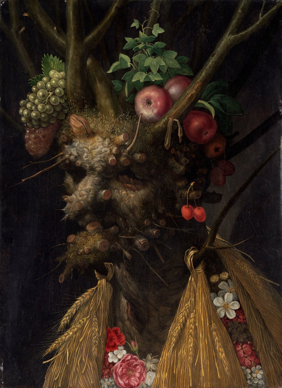 Čtyři roční období v jedné hlavě od Giuseppe Arcimboldo