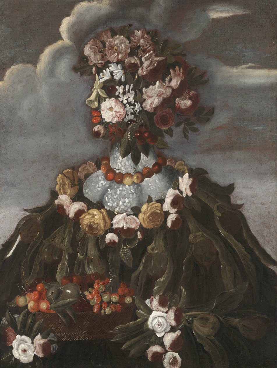 Jaro, kolem 1580-1600 od Giuseppe Arcimboldo