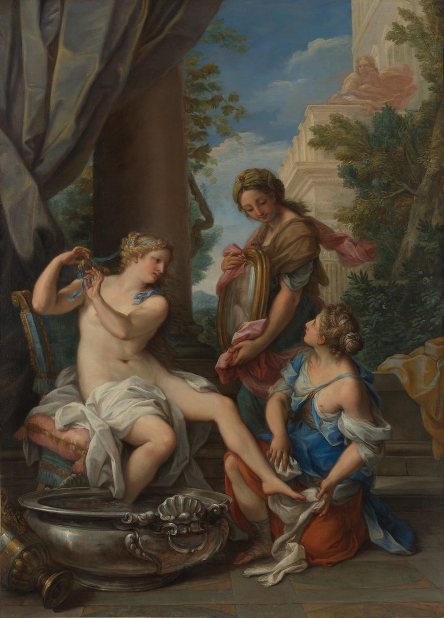 Bathsheba at Her Bath, ca. 1700. od Giuseppe Bartolomeo Chiari