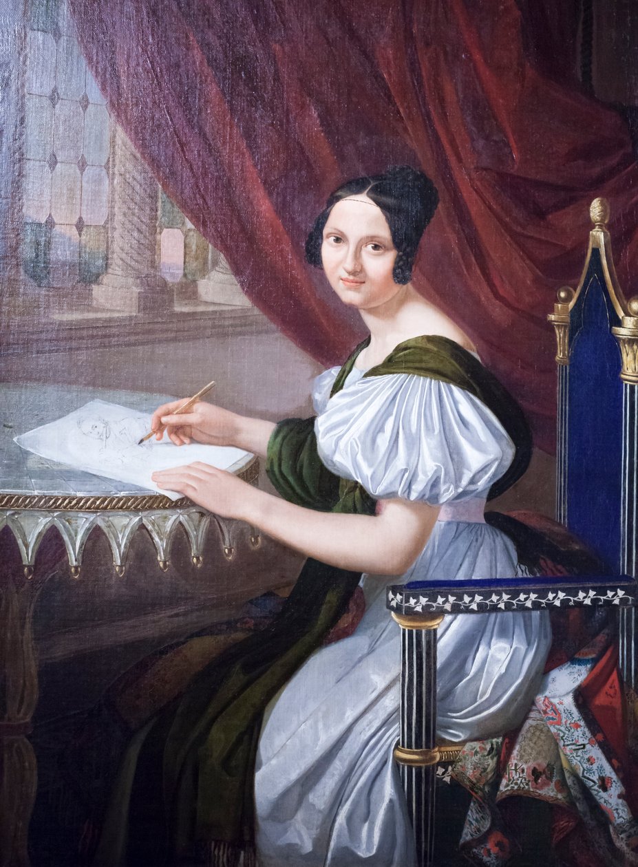 Napoleon Elisa Baciocchi, asi 1830 od Giuseppe Bezzuoli