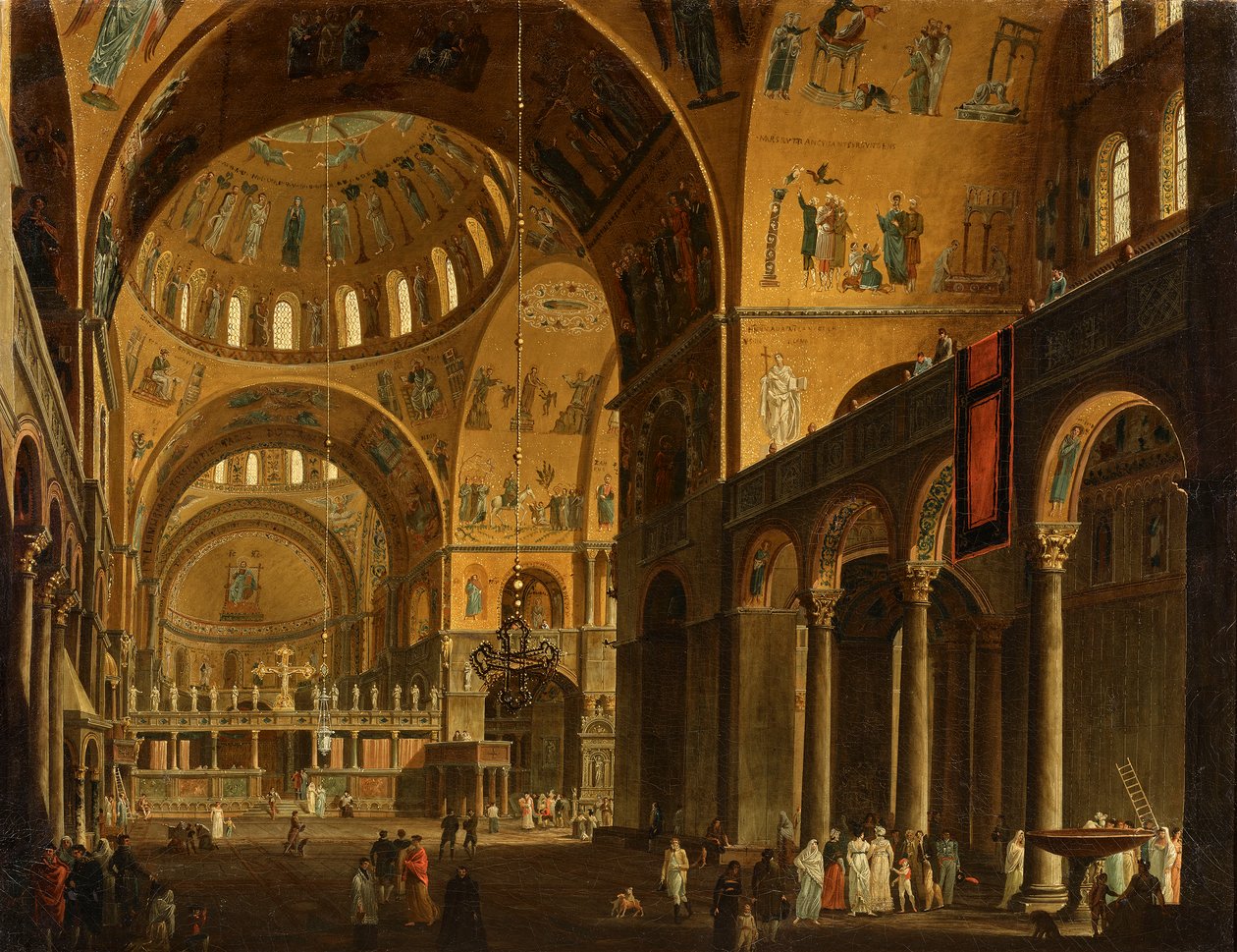 Interiér San Marco od Giuseppe Borsato