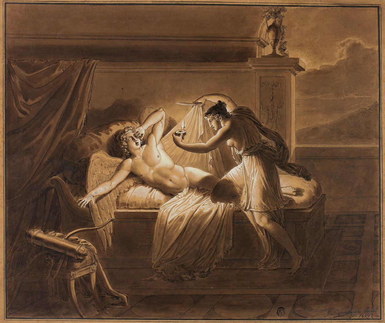 Amor a Psyché od Giuseppe Cammarano