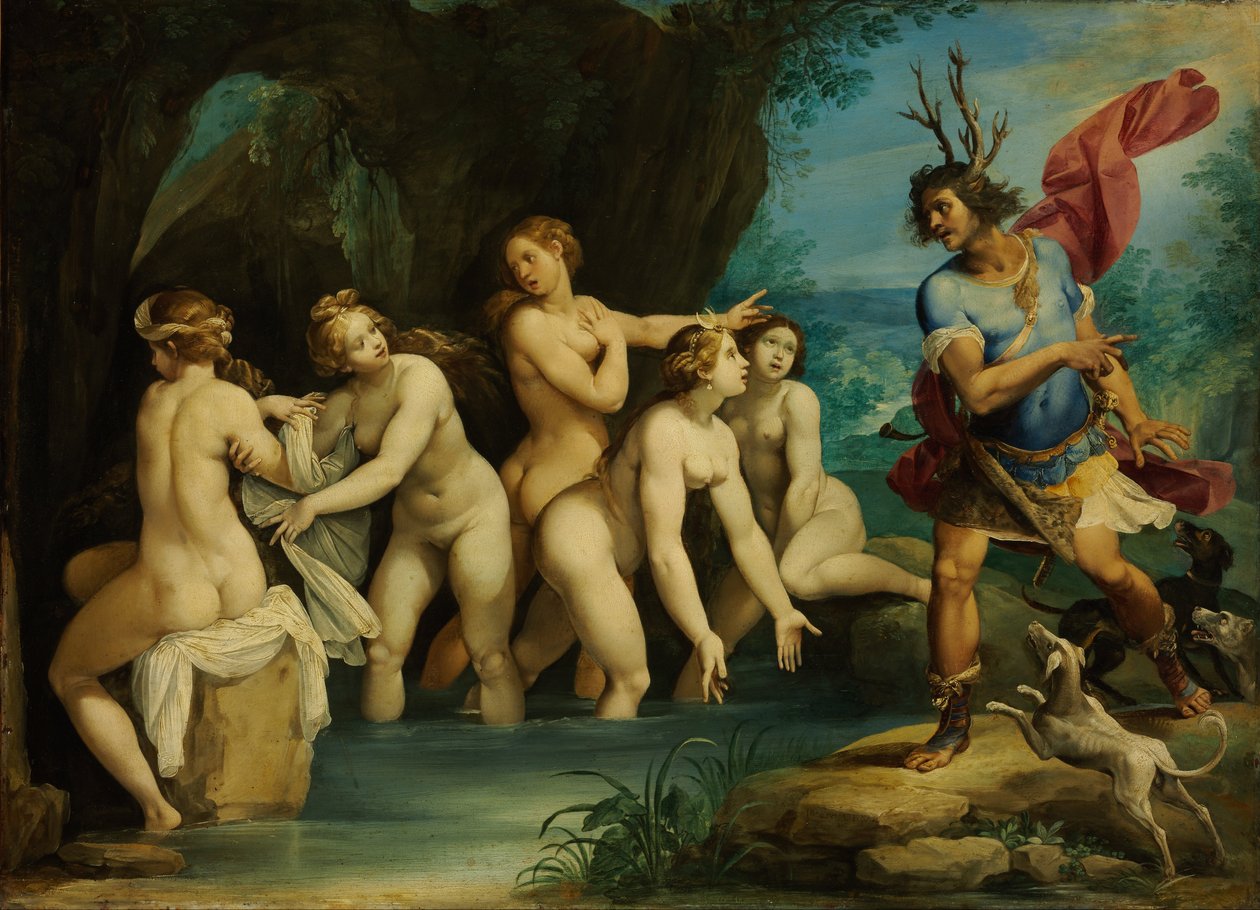 Diana a Actaeon od Giuseppe Cesari