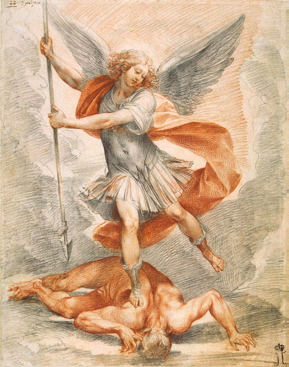 Svatý Michael Archanděl, c1629-1630. od Giuseppe Cesari
