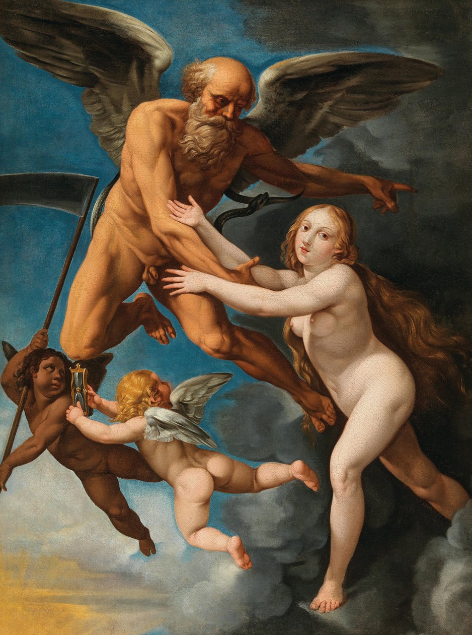 Pravda unášející čas, kolem roku 1630. od Giuseppe Cesari