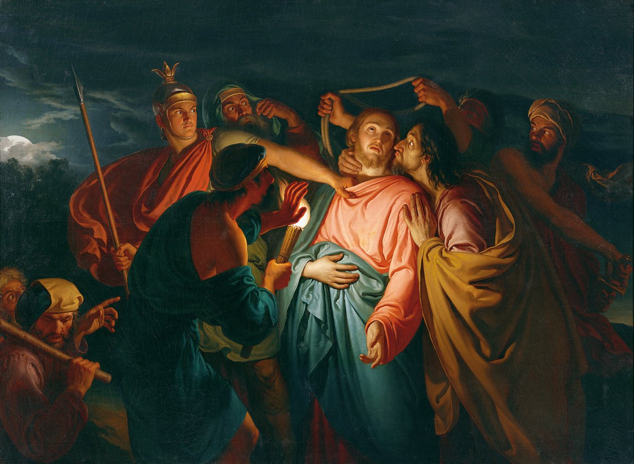 Jidášův polibek od Giuseppe Diotti