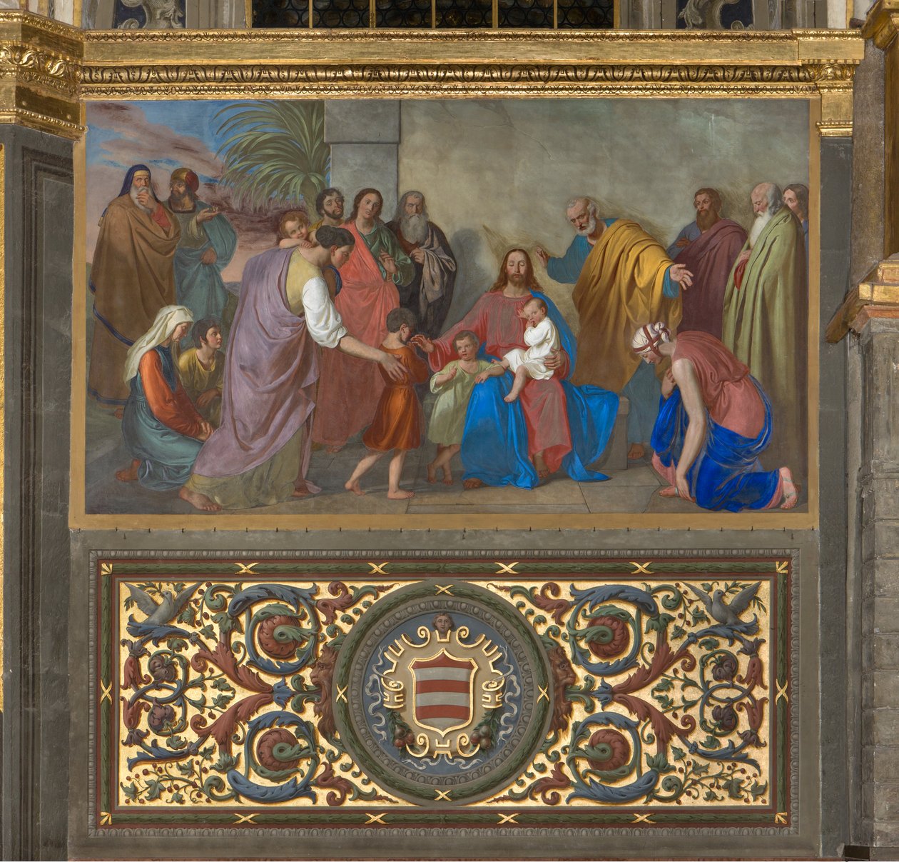 Presbytář, Giueppe Diotti, Nechte děti 1833 od Giuseppe Diotti